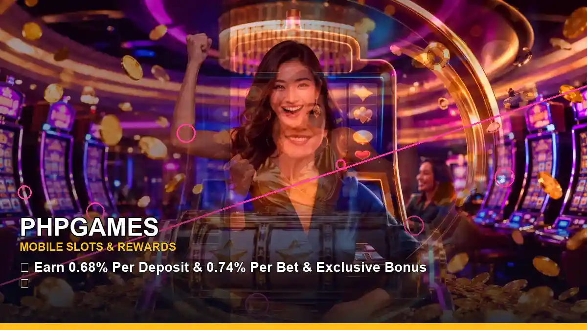 PHPGAMES neon jackpot slots with an adult Filipina casino host